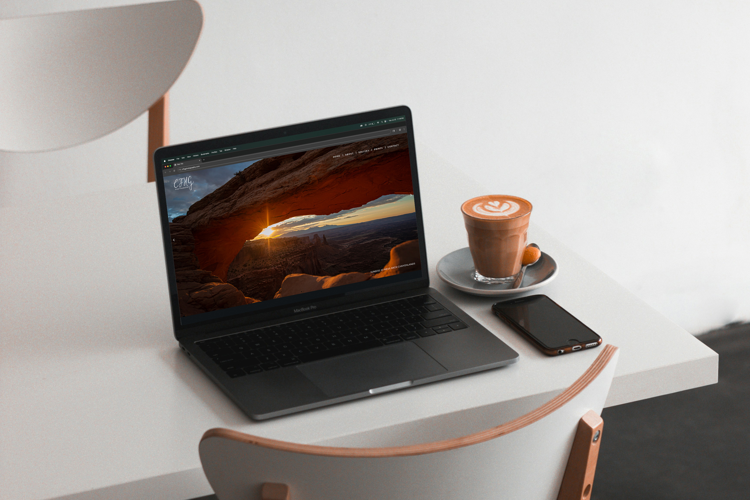 cfhg photography website design