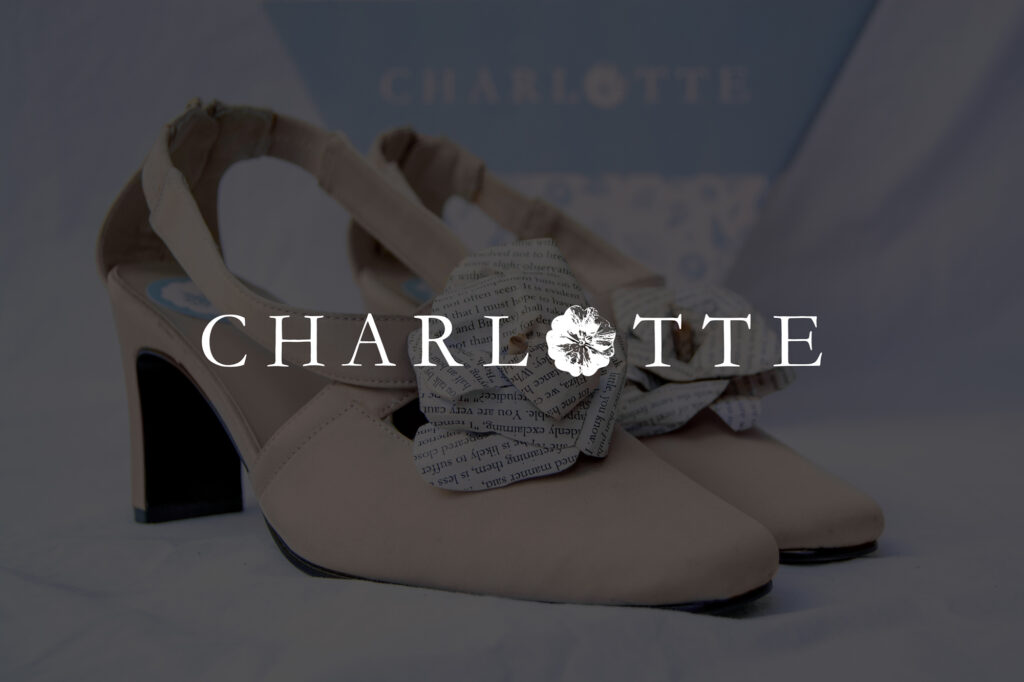 April Henry Creative Charlotte Conceptual Package Design Cover Image - Shoes and Package