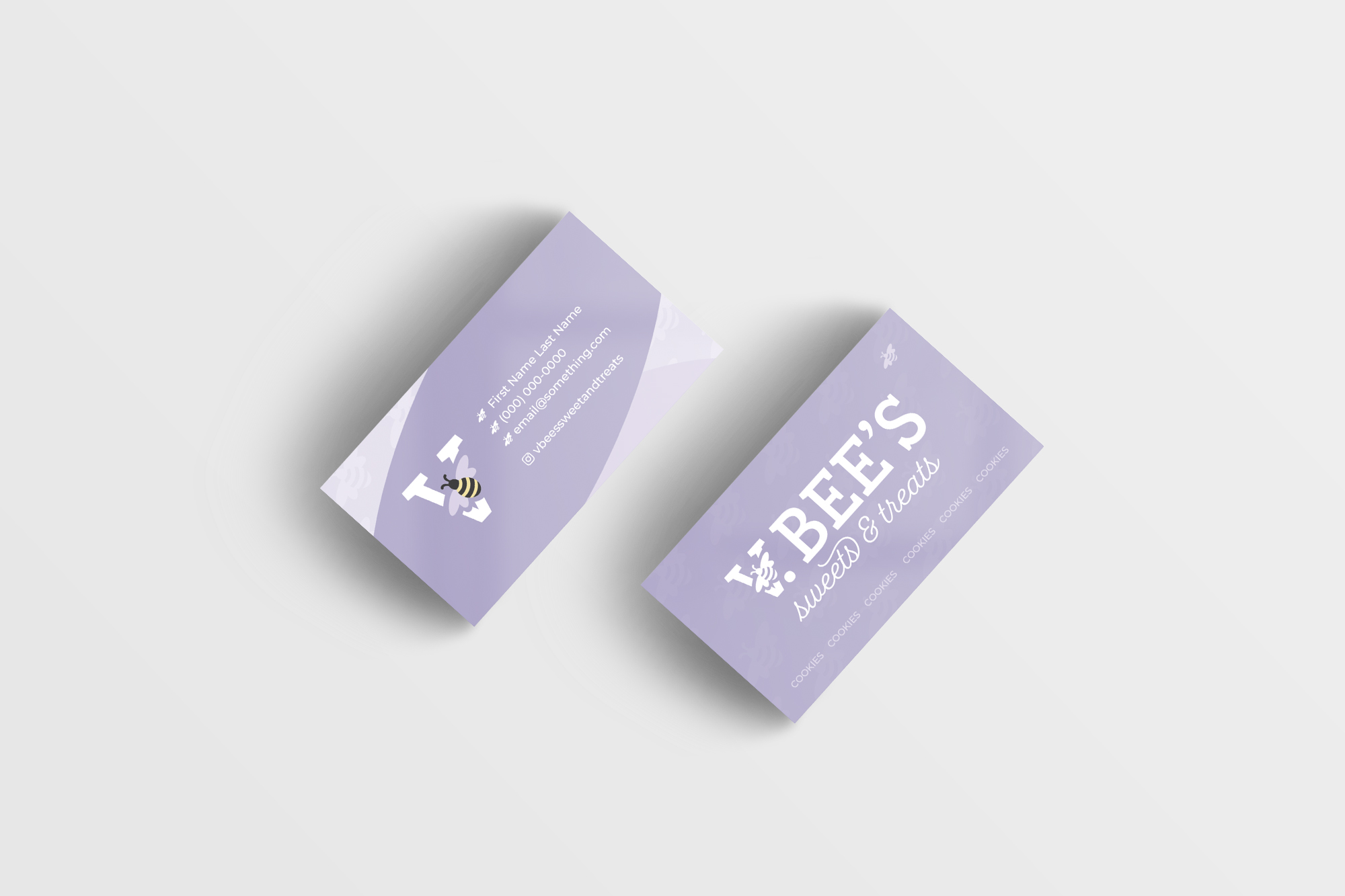 V Bee's Sweets & Treats Business Card Design