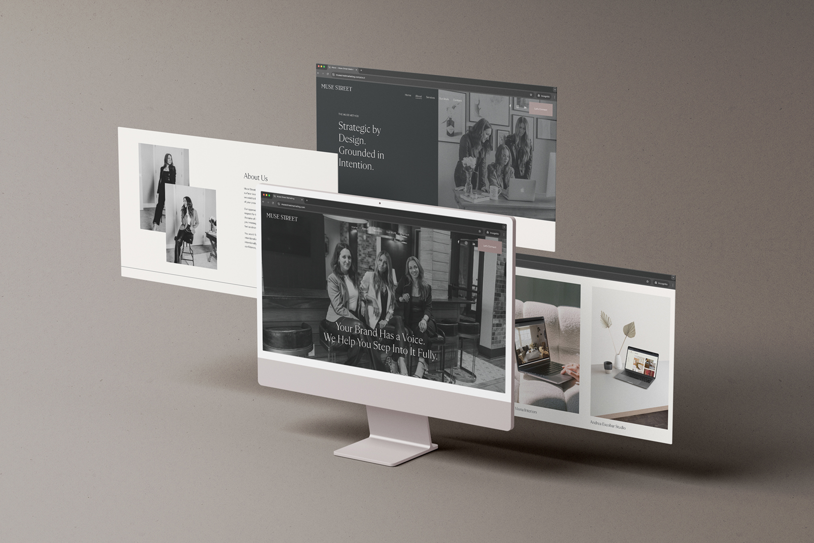 muse street marketing website design featured image